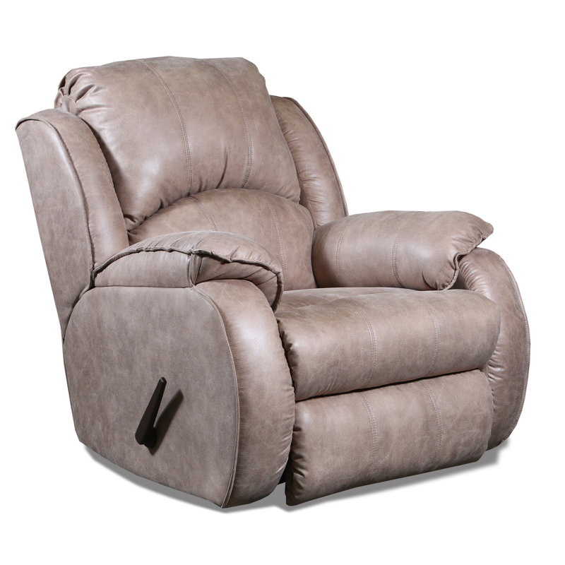 Cagney Headrest Recliner, River Run Vintage Brown, Manual/Rocker
