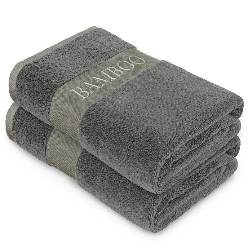Ultra Light Bath Towel, Charcoal