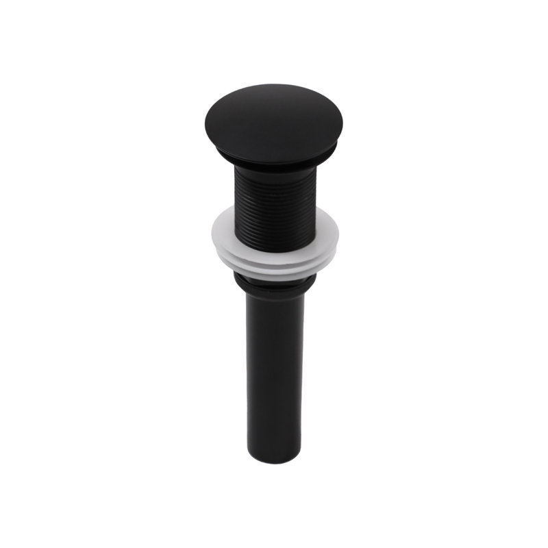 Lavabo moderne en céramique avec robinets noirs pour salles de bain élégantes