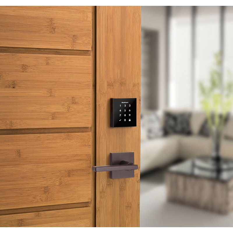 Obsidian Keyless Entry Electronic Touchscreen Deadbolt, Venetian Bronze
