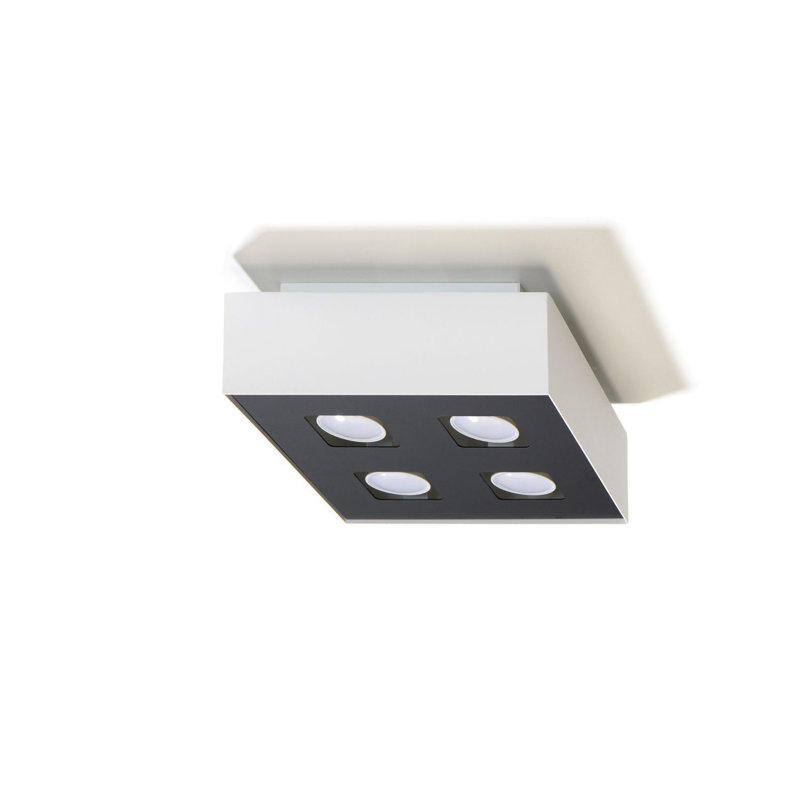 Cargile Semi Flush Mount, White