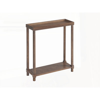 Narrow Side End Tables with Shelf, Set of 2, Space-Saving and Easy No-Tool Assembly, Perfect for Any Décor