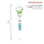 Elithia Metal Animals Wind Chime-391095446
