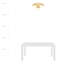 Siratro Glass Flush Mount