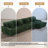 4 - Piece Upholstered Green Faux Rabbit Fur Flannel Modular Sectional Sofa with Armrests & Throw Pillows-2067417774