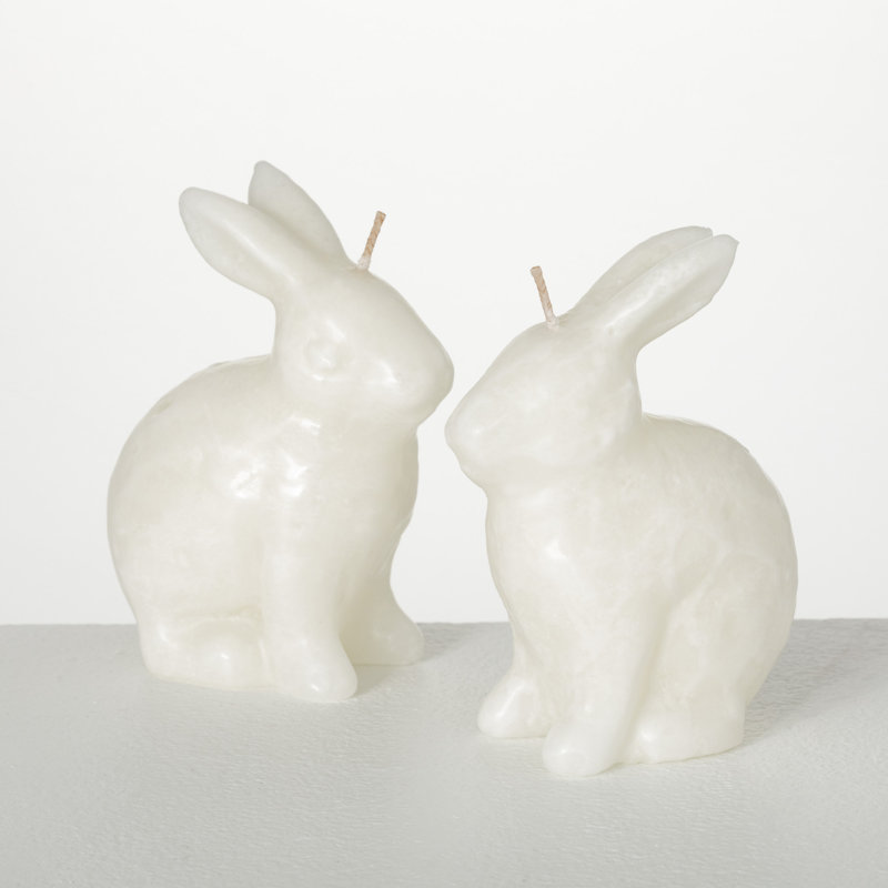Bougie fantaisie Bunny, Blanc
