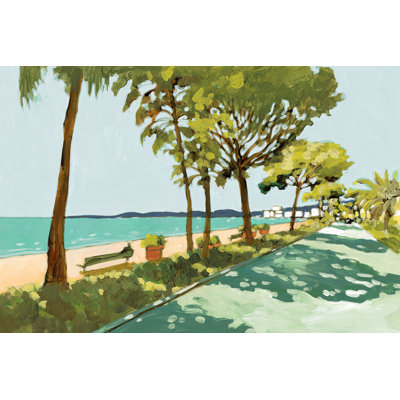 Cote D'azur sur toile