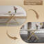 Expandable Dining Table With Leaf And With 8 Chairs For Small Apartments, Kitchen