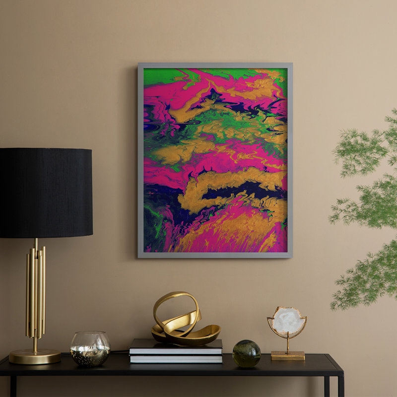 M48 Framed Print - Solid Wood, 21" H x 17" W, Gray