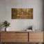 «Willow Bridge» par Art Fronckowiak, art mural en métal doré, 24 po x 12 po-133533032
