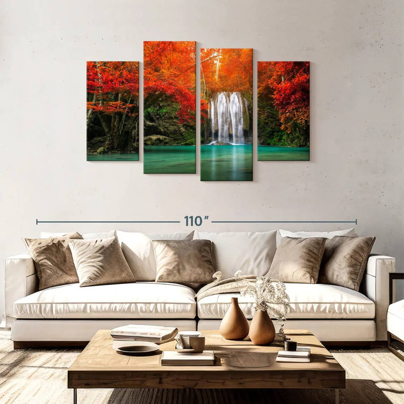 Alvord Erawan Falls en automne, H 48 po x l 75 po