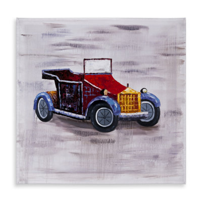 Vintage Toy Car Tablecloth | Indoor Outdoor Home Decor