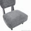 Chaise longue moderne avec revêtement en polyester pour le salon, ensemble de 2-114119725-114119724