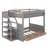 Full Size Convertible Bunk Bed With Drawers-165814366