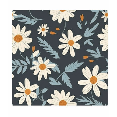 Motif floral de marguerites