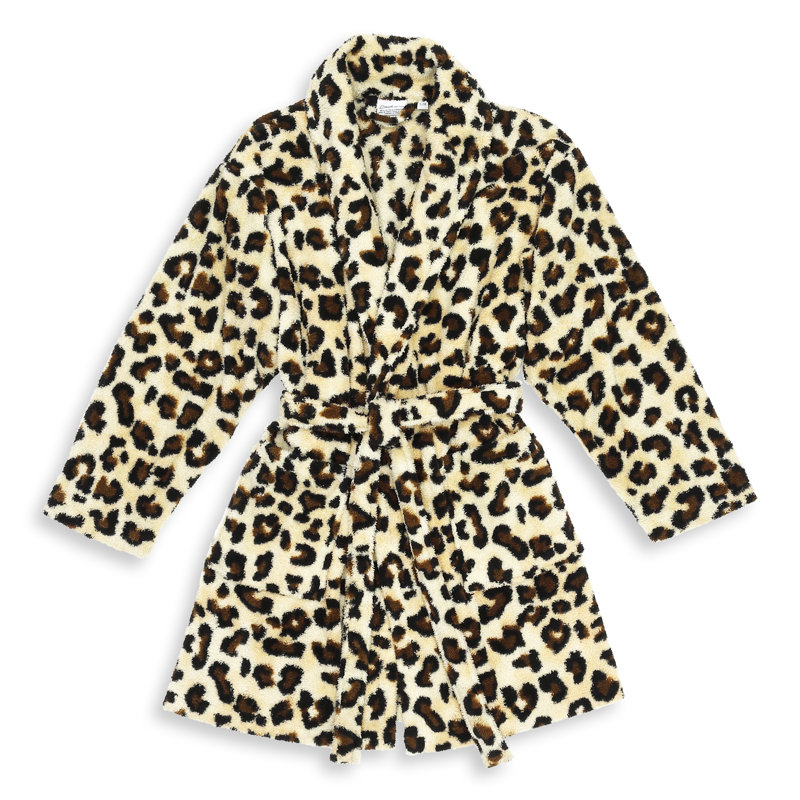 Fleece Girl / Woman+ Above Knee Bathrobe with Pockets, Large