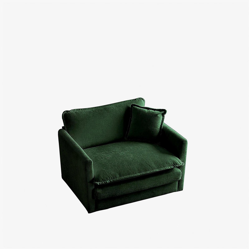 Fauteuil de lecture rembourré Comfy, Green