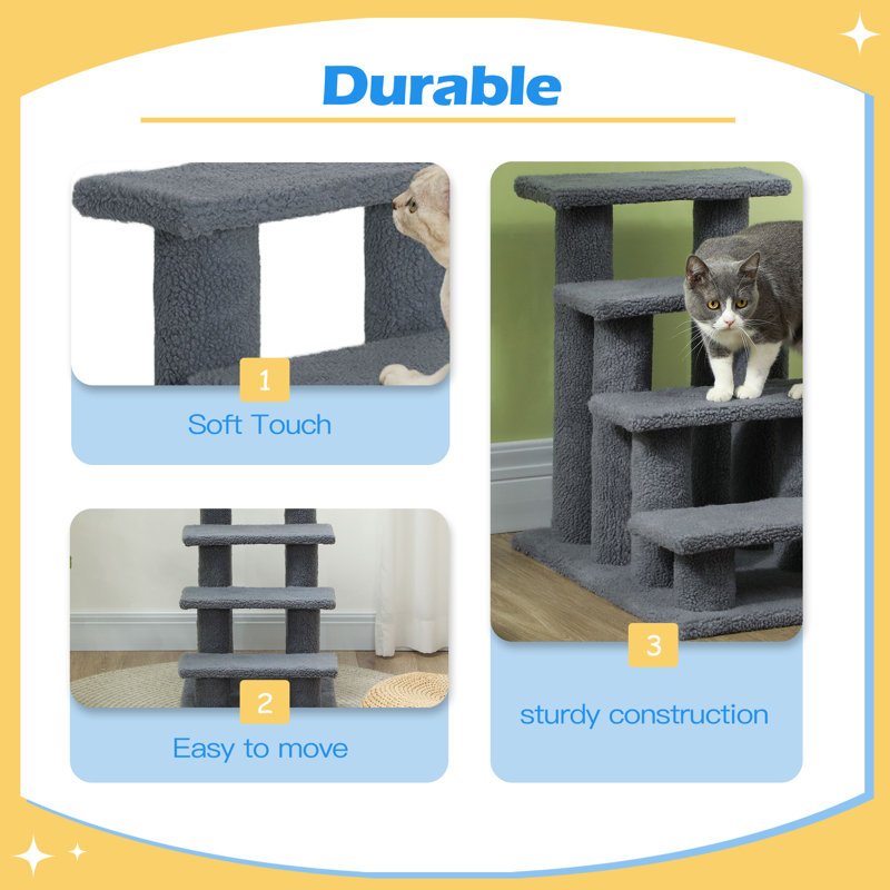 Pet Stairs Dog Cat Step Scratch Post