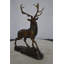 Statue de wapiti en bronze - Taille: L 6 po x l 12 po x H 15 po.