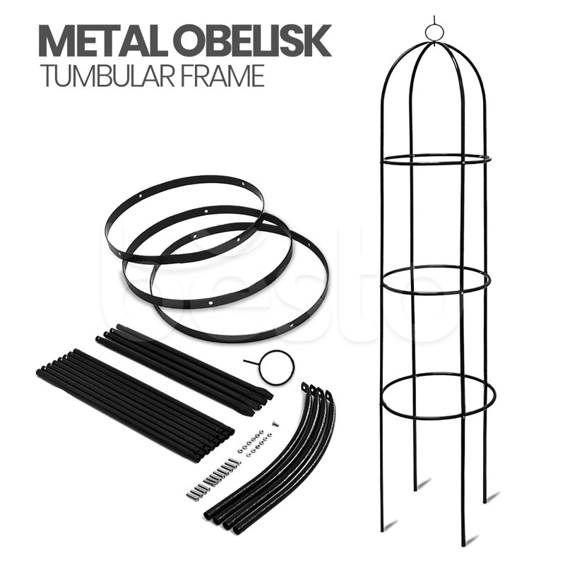  Garden Metal Obelisk Trellis