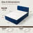 Full 16" Extra-Thick Memory Foam Mattress with Headboard, All-in-One Bed, No Assembly Platform Bed, Medium Firm, No Box Spring Needed-1147831945-1147832053