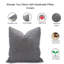 «Coussin décoratif à motif floral bohème imprimé à la main Gul Mohar - 18 po x 18 po-643334527-643334466