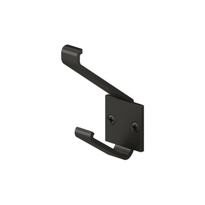 Deltana MH12U4 Modern Hook, 2-1/4" Projection in Brushed Brass