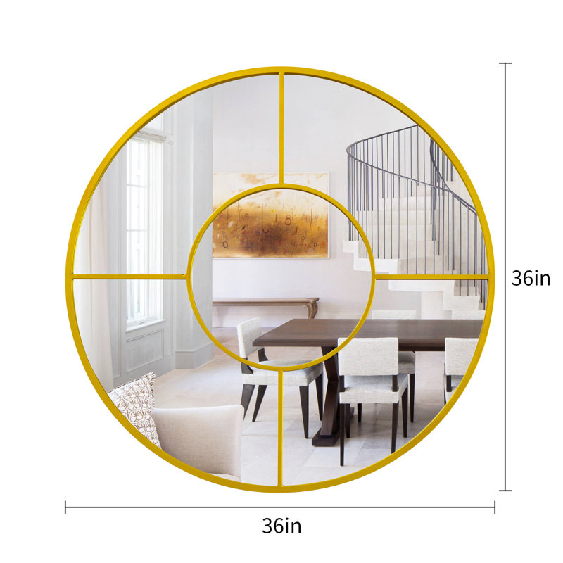 Wall Decor on Metal, Gold