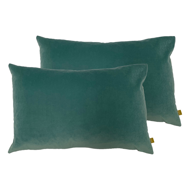 Bouley Rectangular Scatter Cushion, Mist Blue, Polyester