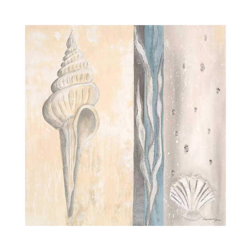 Calming Sea I by Hakimipour-Ritter - Wrapped Canvas Painting, 30.48 cm H x 30.48 cm W