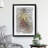 View of the Roses in Abstract - Picture Frame Graphic Art Print-55759730-55759731