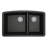Karran Quartz 32'' X 19-1/2'' Double Bowl 60/40 Undermount Kitchen Sink Kit-50597893
