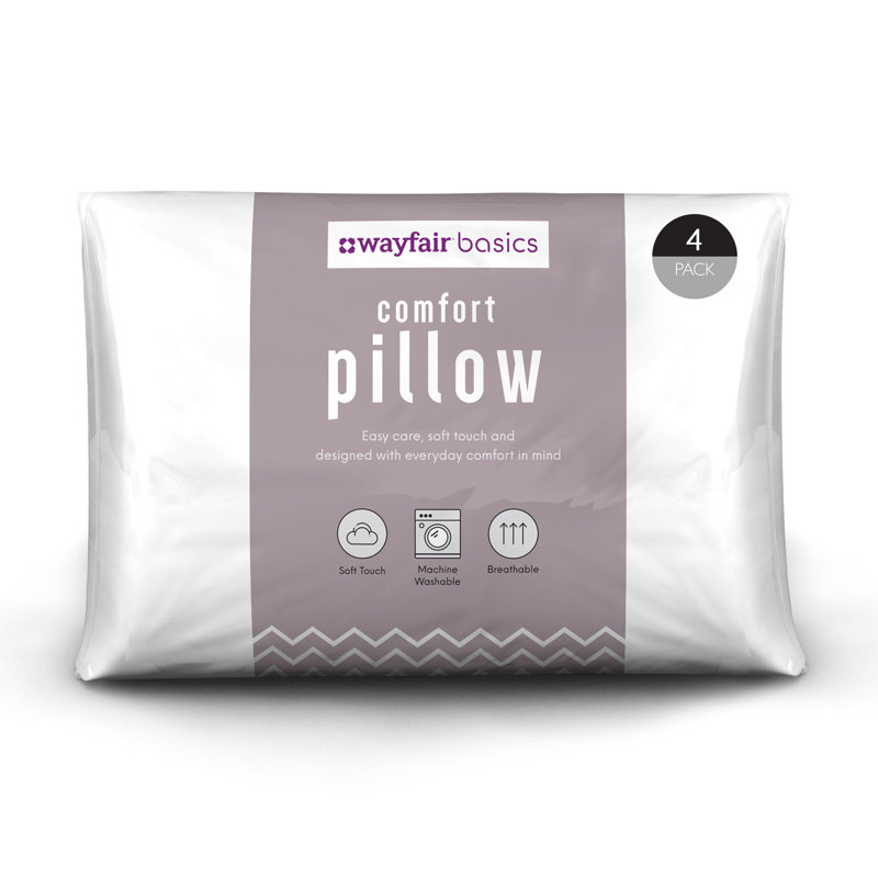 Wayfair Microfibre Soft Support Front Sleeper Pillow
