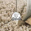Tapis beige à poils longs Alaga-967879886