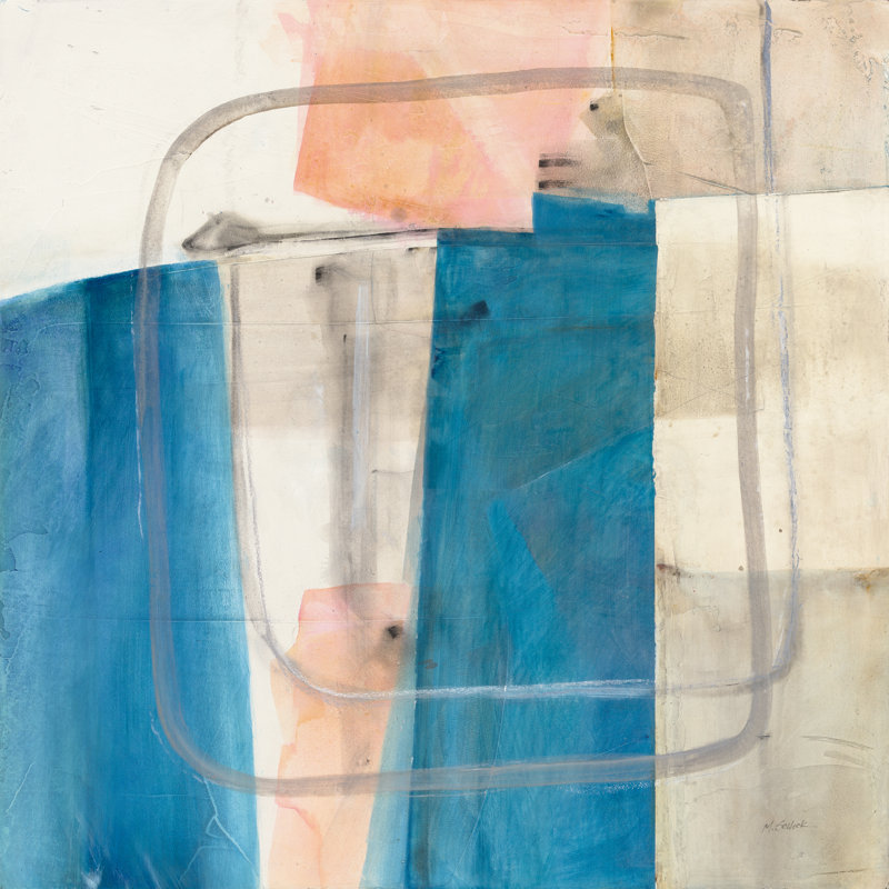 Passage I - Wrapped Canvas Painting, 30cm H x 30cm W