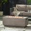 Foyer d'extérieur 48 po au propane rectangulaire en fer de 48 po (couvercle non inclus)-1629733064-1629733065