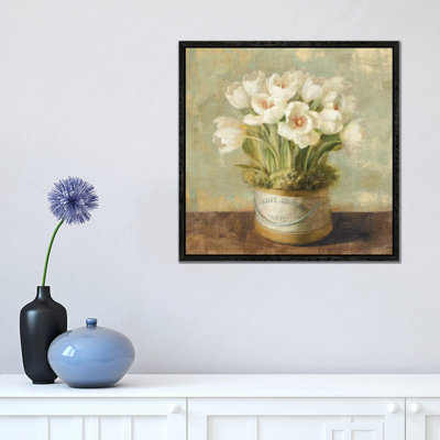 Hatbox Tulips by Danhui Nai - Print on Canvas
