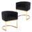 Modern Barrel Dining Chair With Backrest And Armrests Side Chair For Dining Room, Parlor And Balcony-75174707-75174706