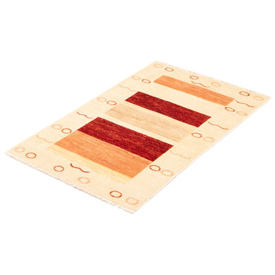 One-of-a-Kind 3' X 4'10" New Age Wool Area Rug in