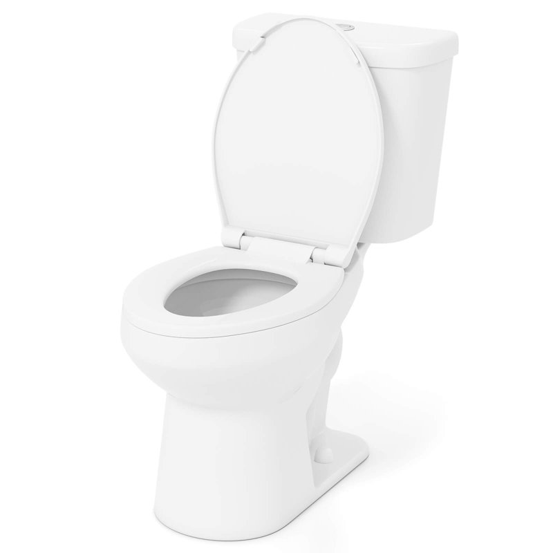 Toilette allongée deux pièces avec siège confort 17,5 po ADA