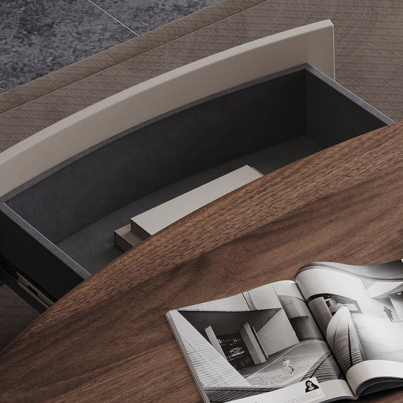 Table basse en bois massif avec base en acier inoxydable, H 15,74 po x L 55,11 po x l 27,55 po