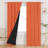 Deconovo 100 Percent Blackout with Liner Rod Pocket Curtain Panel Pair-75196905-75196912