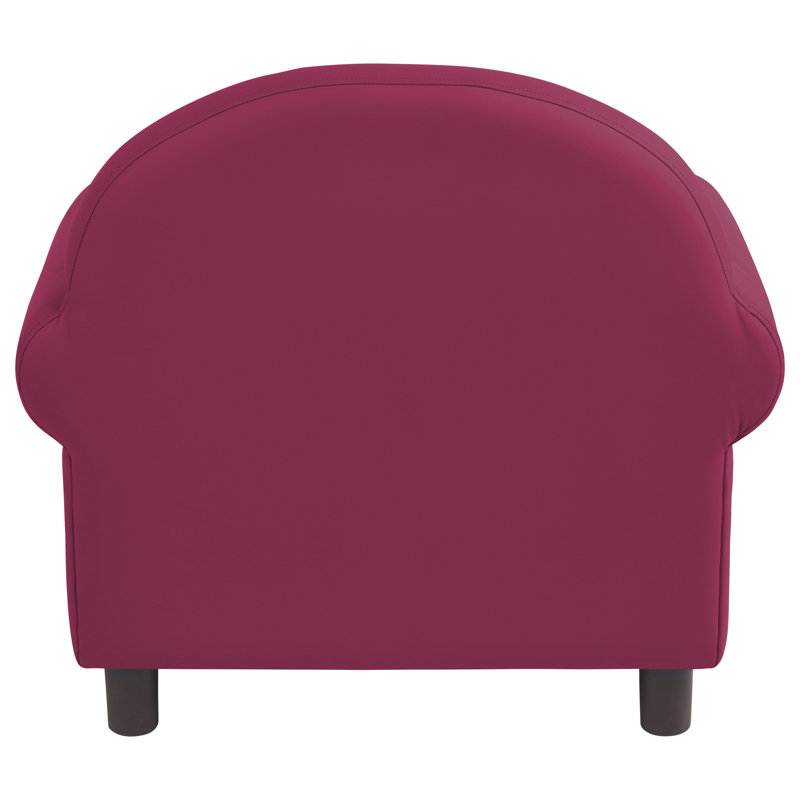 Little Lux Kids Club, Raspberry, 24" H x 26" W x 18" D