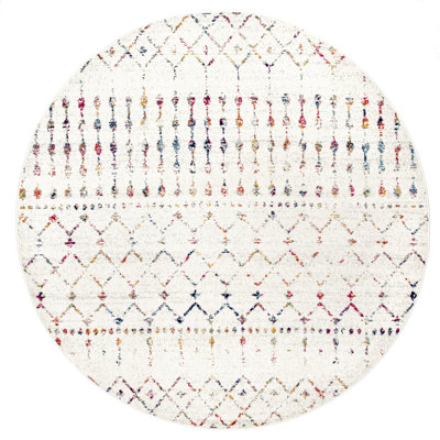 Amanti Moroccan Power Loom Performance Multi Colored Rug