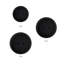 Grand pot de fleurs Solace - noir, paquet de 3 (toutes les tailles)-132260816-132260821-132260822