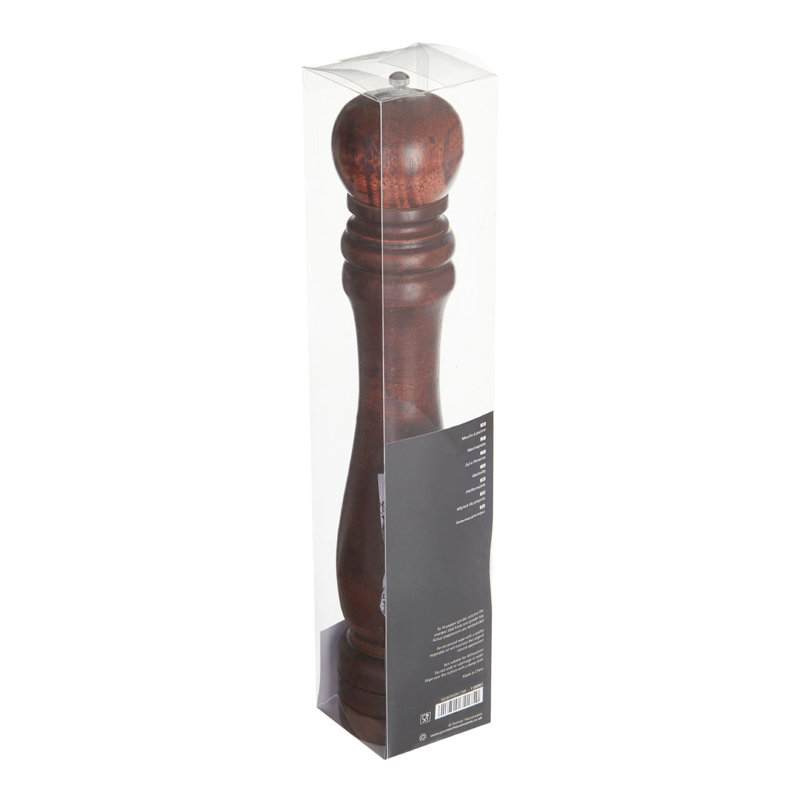 Brand Wood Pepper Mill, 39cm H x 7cm W x 7cm D