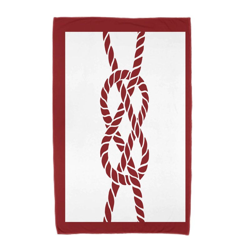 Serviette de plage Hancock, Rouge