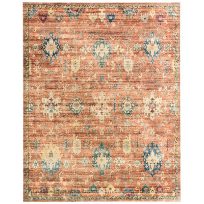 Cassella Sunset Oushak Machine Washable Area Rug
