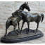 Statue en bronze à la main faite à la main par un artiste français P. Mene