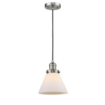 Luminaire suspendu conique à 1 lumière Parkview